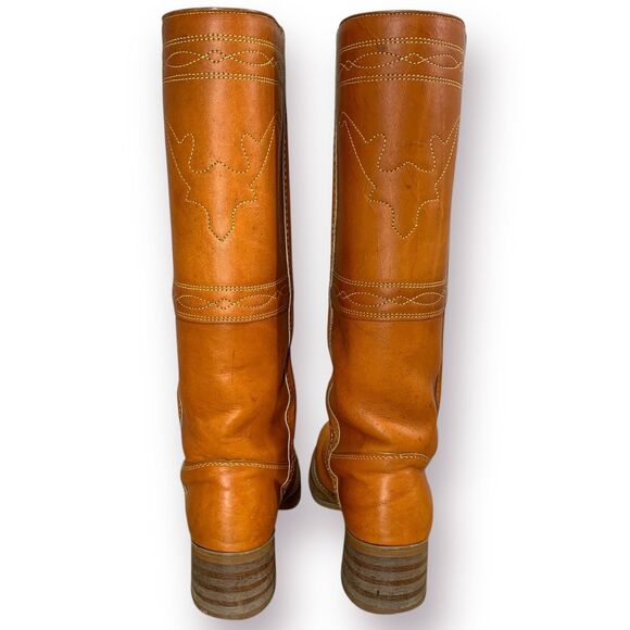 Vintage Stitched Campus Boots 8.5 not Frye but look just like them! - Picture 4 of 16